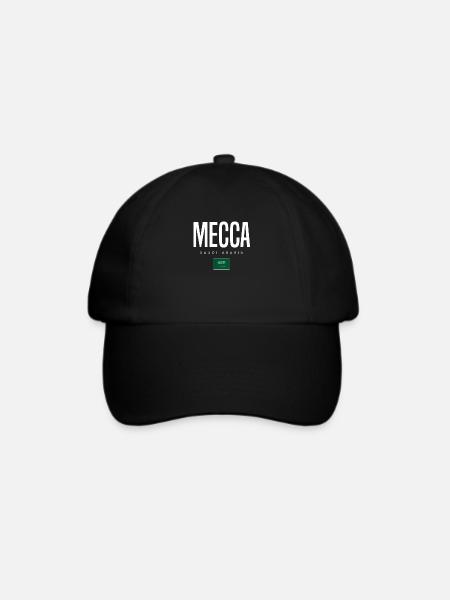 Mecca Saudi-Arabien - Baseballkappe - Schwarz/Schwarz