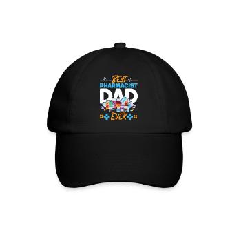 Pharmacy Tech Technician - Baseballkappe - Schwarz/Schwarz - Vorne