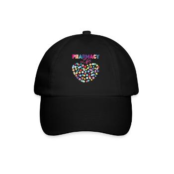 Pharmacy Tech Technician - Baseballkappe - Schwarz/Schwarz - Vorne