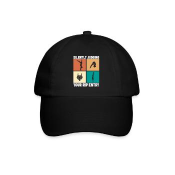 Kunstspringen Turmspringer Sprungbrett - Baseballkappe - Schwarz/Schwarz - Vorne