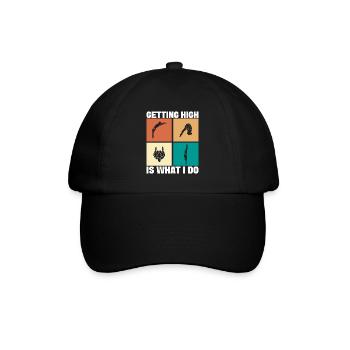 Kunstspringen Turmspringer Sprungbrett - Baseballkappe - Schwarz/Schwarz - Vorne