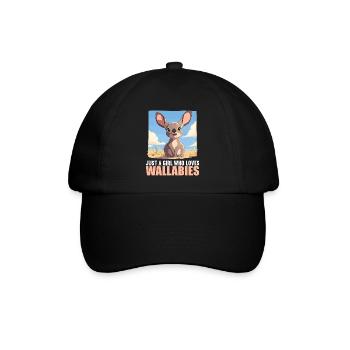 Wallabys Wallaby - Baseballkappe - Schwarz/Schwarz - Vorne