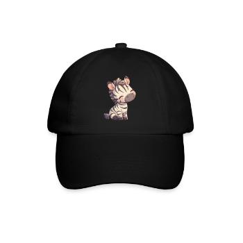 Zebras Zebra - Baseballkappe - Schwarz/Schwarz - Vorne