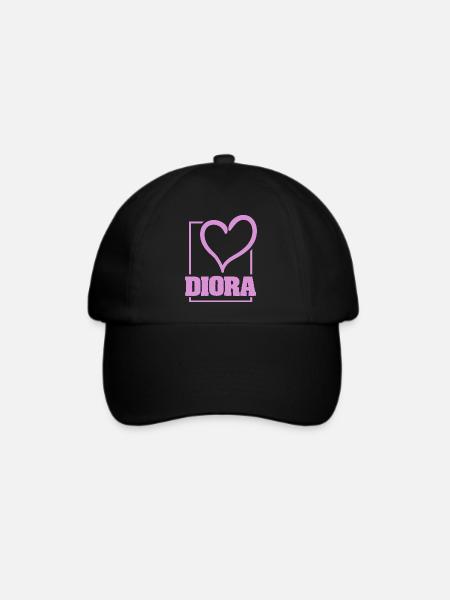 Bachelorette Diora - Baseballkappe - Schwarz/Schwarz