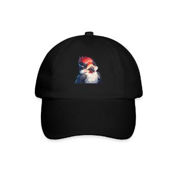 Spechte Specht - Baseballkappe - Schwarz/Schwarz - Vorne