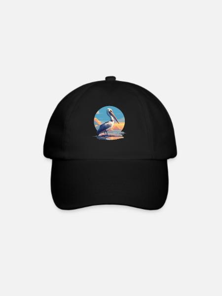 Pelikane Pelikan - Baseballkappe - Schwarz/Schwarz