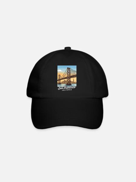 San Francisco - Baseballkappe - Schwarz/Schwarz