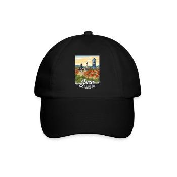 Jena - Baseballkappe - Schwarz/Schwarz - Vorne