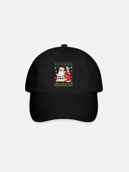 Naughty List The Patriarchy - Baseballkappe - Schwarz/Schwarz