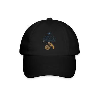 Charles Darwin Geschenk Natürliche - Baseballkappe - Schwarz/Schwarz - Vorne