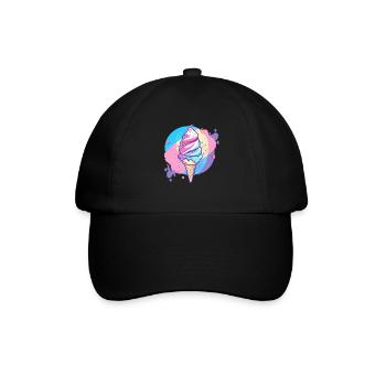 Eiscreme - Baseballkappe - Schwarz/Schwarz - Vorne