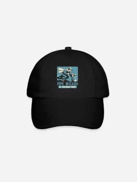 Rohrleger Rohrleitungsbauer - Baseballkappe - Schwarz/Schwarz