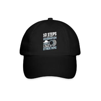 Privatdetektiv-Uniformausweiser-Träger Private - Baseballkappe - Schwarz/Schwarz - Vorne