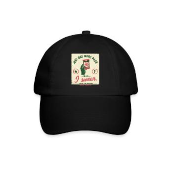 Nur noch ein Pack, ich schwöre, Sammelkarten-Obsession - Baseballkappe - Schwarz/Schwarz - Vorne