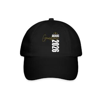 Abschluss 2026 Grundschule - Baseballkappe - Schwarz/Schwarz - Vorne