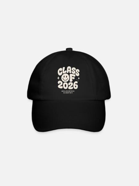 Abschluss 2026 - die Zukunft ruft! - Baseballkappe - Schwarz/Schwarz