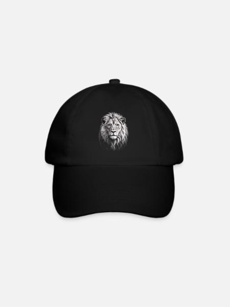 Löwennkopf Löwe - Baseballkappe - Schwarz/Schwarz