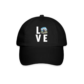 Murmeltiere Murmeltier - Baseballkappe - Schwarz/Schwarz - Vorne