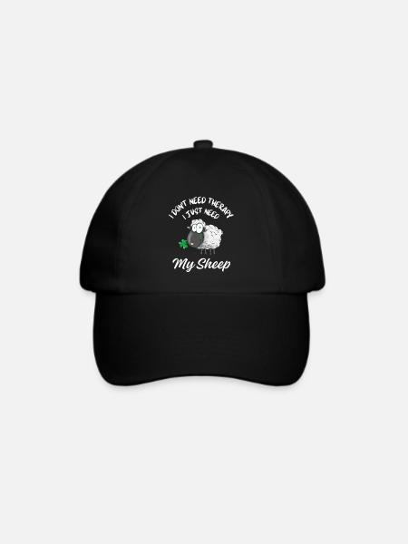 Schaftherapie Tierhumor - Baseballkappe - Schwarz/Schwarz