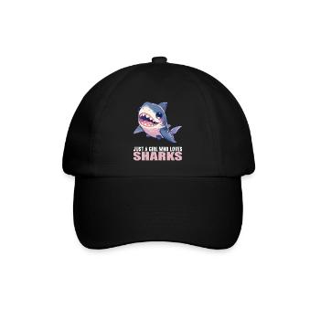 Haie Hai - Baseballkappe - Schwarz/Schwarz - Vorne