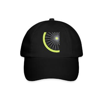 Fahrrad Reifen - Baseballkappe - Schwarz/Schwarz - Vorne