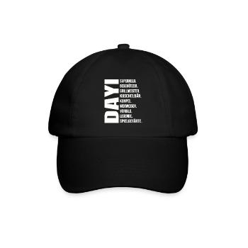 Dayi Definition Türkischer Onkel Geschenk Ideen - Baseballkappe - Schwarz/Schwarz - Vorne