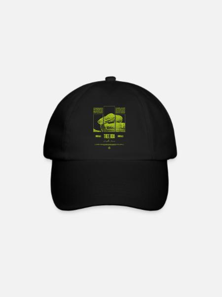 Smaragdbaumboa-Schlangenbesitzer und Reptilienhalter - Baseballkappe - Schwarz/Schwarz
