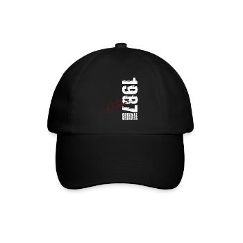 39. Geburtstag Geschenk Mann Original Oktober 1987 - Baseballkappe - Schwarz/Schwarz - Vorne