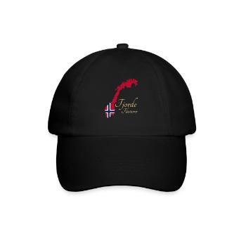 Fjorde Flüsterer - Baseballkappe - Schwarz/Schwarz - Vorne