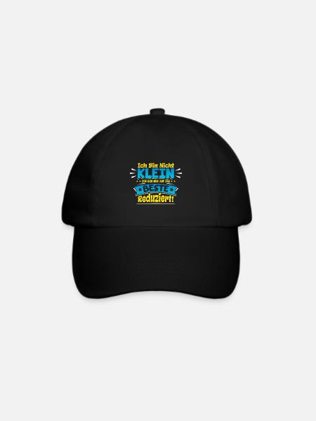 Ich bin nicht Klein - Baseballkappe - Schwarz/Schwarz