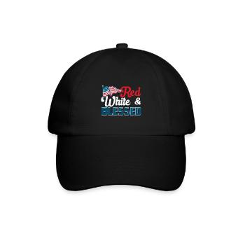 Gedenktag Vierter Juli USA Amerikanisch Patriotisc - Baseballkappe - Schwarz/Schwarz - Vorne