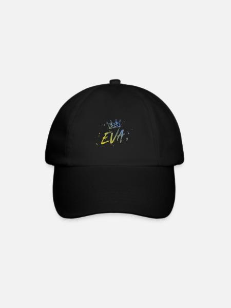Eva - Baseballkappe - Schwarz/Schwarz
