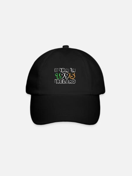 Geboren 1995 - Baseballkappe - Schwarz/Schwarz