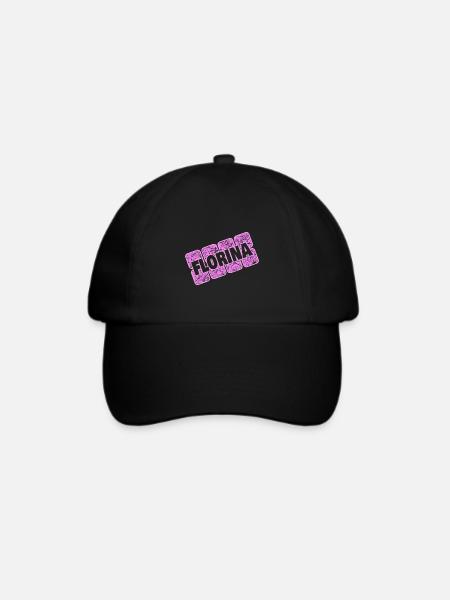 Ehefrau Florina - Baseballkappe - Schwarz/Schwarz