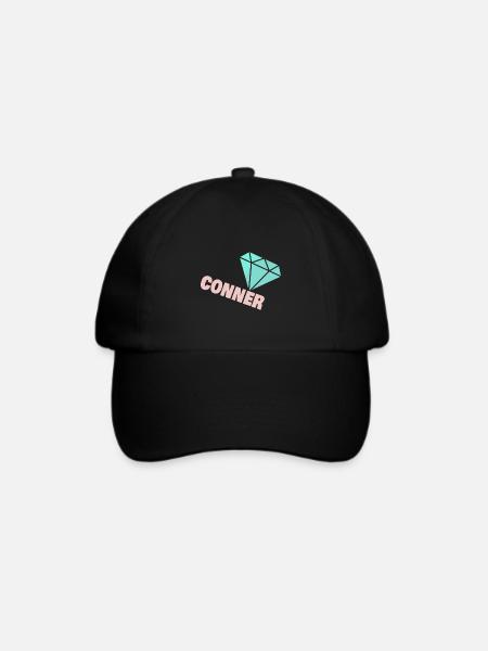 Conner - Baseballkappe - Schwarz/Schwarz