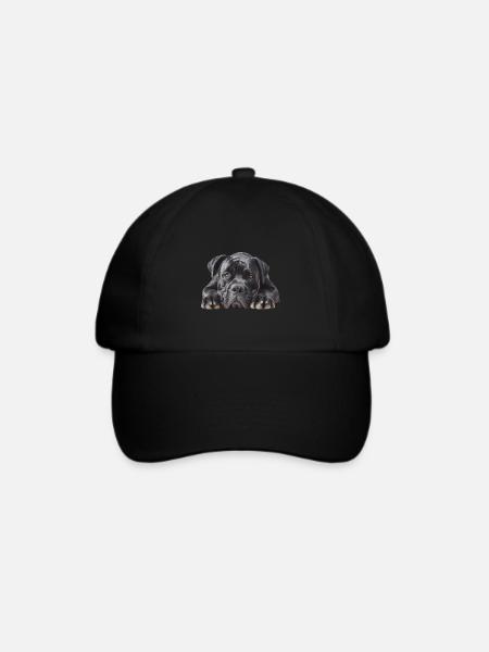 Cane Corso - Baseballkappe - Schwarz/Schwarz