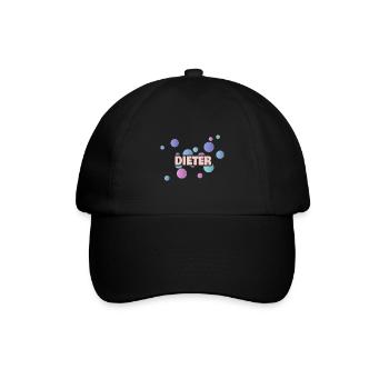 Dieter - Baseballkappe - Schwarz/Schwarz - Vorne