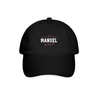 Manuel - Baseballkappe - Schwarz/Schwarz - Vorne