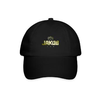 Jakob - Baseballkappe - Schwarz/Schwarz - Vorne