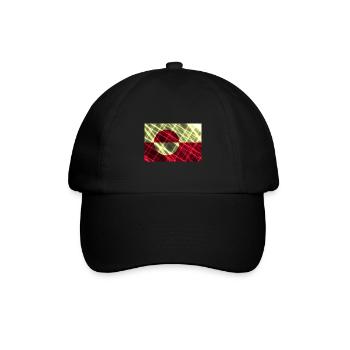 Grönland - Baseballkappe - Schwarz/Schwarz - Vorne