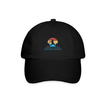 Speerwerfen Speerwerfen Geschenk - Baseballkappe - Schwarz/Schwarz - Vorne