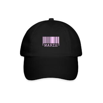 Marie Marie - Baseballkappe - Schwarz/Schwarz - Vorne