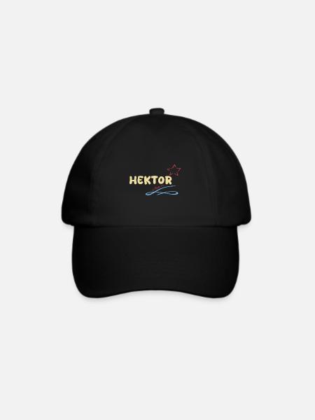 Geschenk Hektor - Baseballkappe - Schwarz/Schwarz
