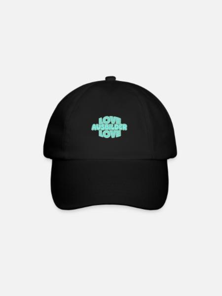 Ausbilder als Spruch - Baseballkappe - Schwarz/Schwarz