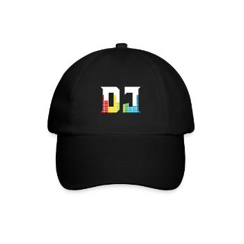 DJ Equalizer - Baseballkappe - Schwarz/Schwarz - Vorne