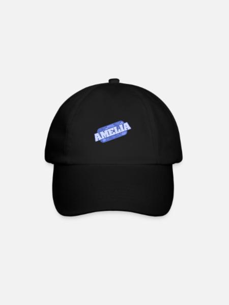 Amelia - Baseballkappe - Schwarz/Schwarz