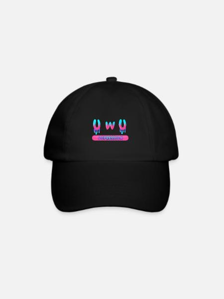 Uwu-Depression Yami Kawaii Lähmende Depression - Baseballkappe - Schwarz/Schwarz