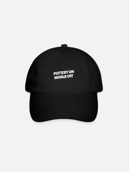 Töpfer Töpfern - Baseballkappe - Schwarz/Schwarz