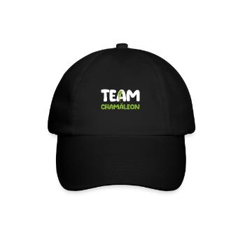 Terrarium Echsen Reptilien - Baseballkappe - Schwarz/Schwarz - Vorne