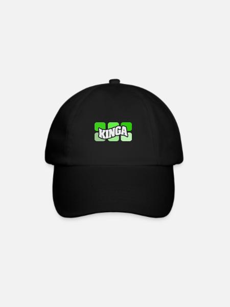 Name Kinga - Baseballkappe - Schwarz/Schwarz